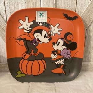 Disney Mickey and Minnie Mouse Bamboo Plates